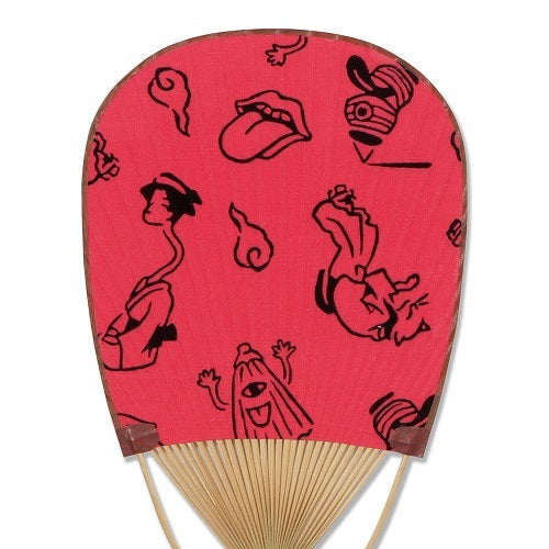 ザ・ローリング・ストーンズ / The Rolling Stones 団扇 お化け屋敷（かまわぬ別注）