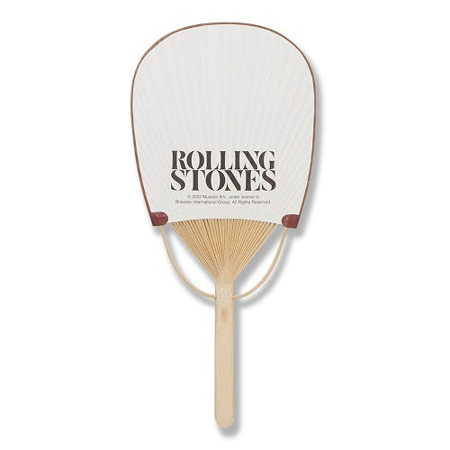 ザ・ローリング・ストーンズ / The Rolling Stones 団扇 縞（かまわぬ別注）