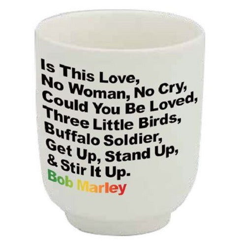 ボブ・マーリー / Bob Marley Pop Up Store【Bob Marley Song Title 湯呑み】