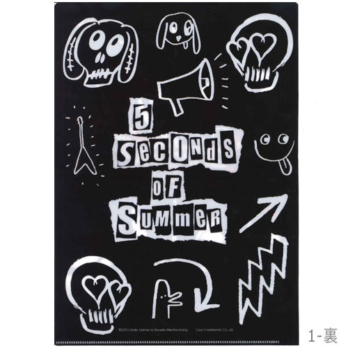 ファイヴ・セカンズ・オブ・サマー / 5 Seconds Of Summer A4 File Folders Pack【A4サイズ】