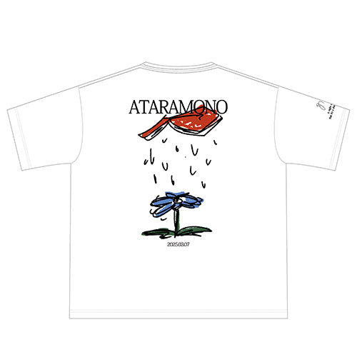 あたらよ / 涙雨と花Tシャツ アタラモノVer.【White】【L】【あたらよ ファンクラブ「アタラモノ」会員限定商品】【グッズ】