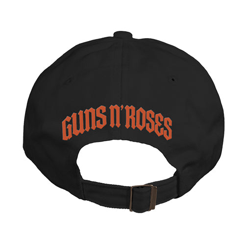 ガンズ・アンド・ローゼズ / Guns N' Roses Japan 2025 Guns And Rose Dad Hat【Black】