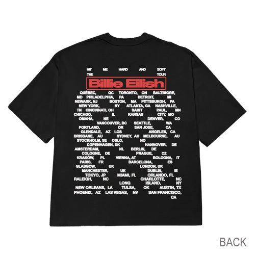 ビリー・アイリッシュ / 2025 Blk Photo Dateback Tee【XXL】【グッズ】