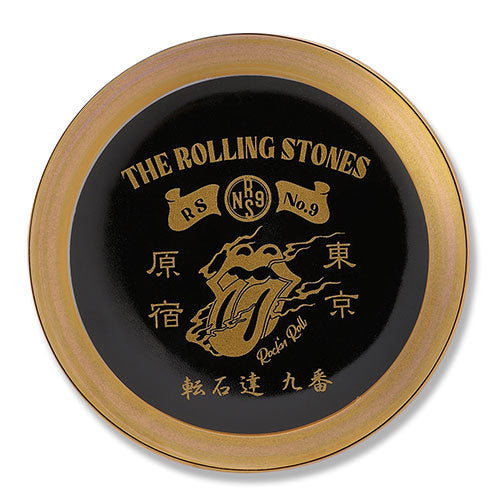 ザ・ローリング・ストーンズ / RS No,9 Harajuku The Rolling Stones 豆皿 3枚SET 黒【グッズ】