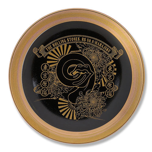 ザ・ローリング・ストーンズ / RS No,9 Harajuku The Rolling Stones 豆皿 3枚SET 黒【グッズ】