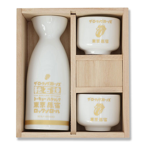 ザ・ローリング・ストーンズ / RS No,9 Harajuku The Rolling Stones とっくり&おちょこSET 金【グッズ】