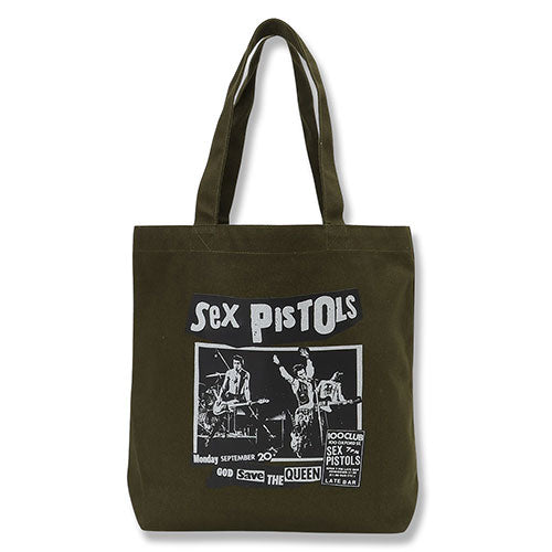 セックス・ピストルズ / Sex Pistols Pop Up 2025 Logo Tote Bag （Khaki）【グッズ】