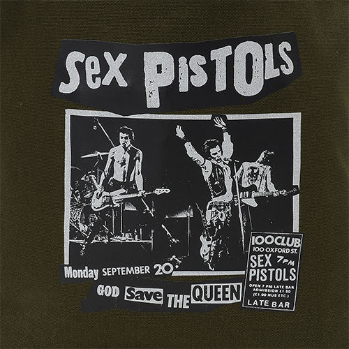 セックス・ピストルズ / Sex Pistols Pop Up 2025 Logo Tote Bag （Khaki）【グッズ】