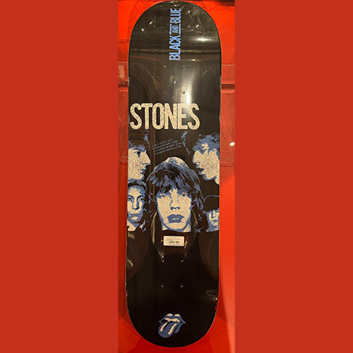 ザ・ローリング・ストーンズ / RS No,9 Harajuku The Rolling Stones Black And Blue Band Graphic Skateboard Black【グッズ】