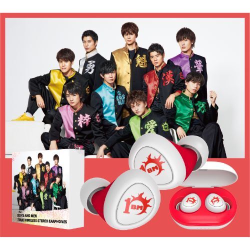 BOYS AND MEN / TRUE WIRELESS STEREO EARPHONES BOYS AND MEN 10th. ロゴ モデル