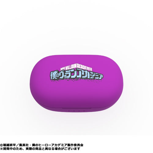 ワイヤレスイヤホン 僕のヒーローアカデミア ヴィラン ヒロアカ」ヴィランモデルの完全ワイヤレスイヤホン、録り下ろし音声