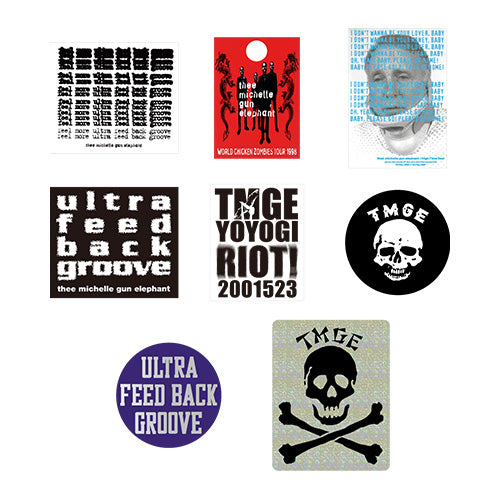 THEE MICHELLE GUN ELEPHANT / TMGEステッカーセットA（Re-Print）