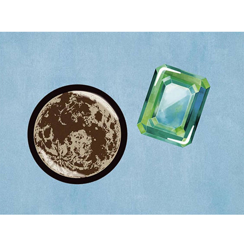 Sano ibuki / 月と宝石バッチ