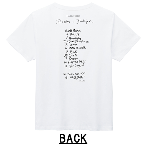 [ALEXANDROS] / Sleepless in Brooklyn【完全生産限定盤】【フリーサイズ】【CD】【+CD】【+DVD】【+T-shirt】