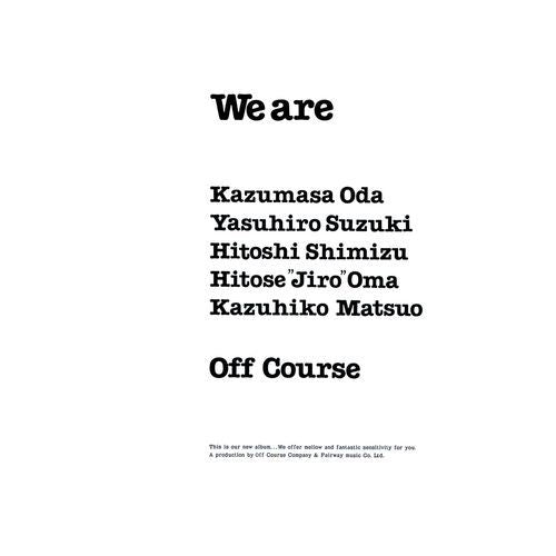 オフコース / WE ARE【CD】【MQA/UHQCD】