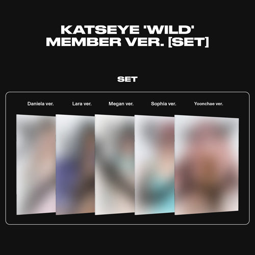 KATSEYE / WILD【メンバー盤5形態セット】【直輸入盤/国内仕様】【CD】