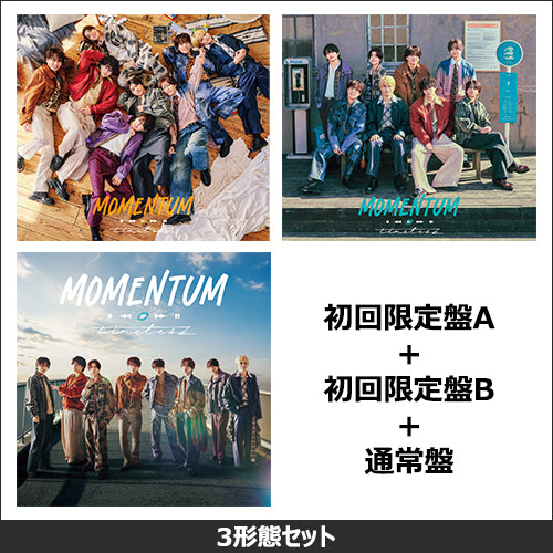 timelesz / MOMENTUM【3形態セット】【CD】【+Blu-ray】