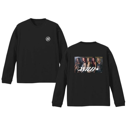 KATSEYE / WILD POP UP PHOTO BLACK LONG SLEEVE T【グッズ】