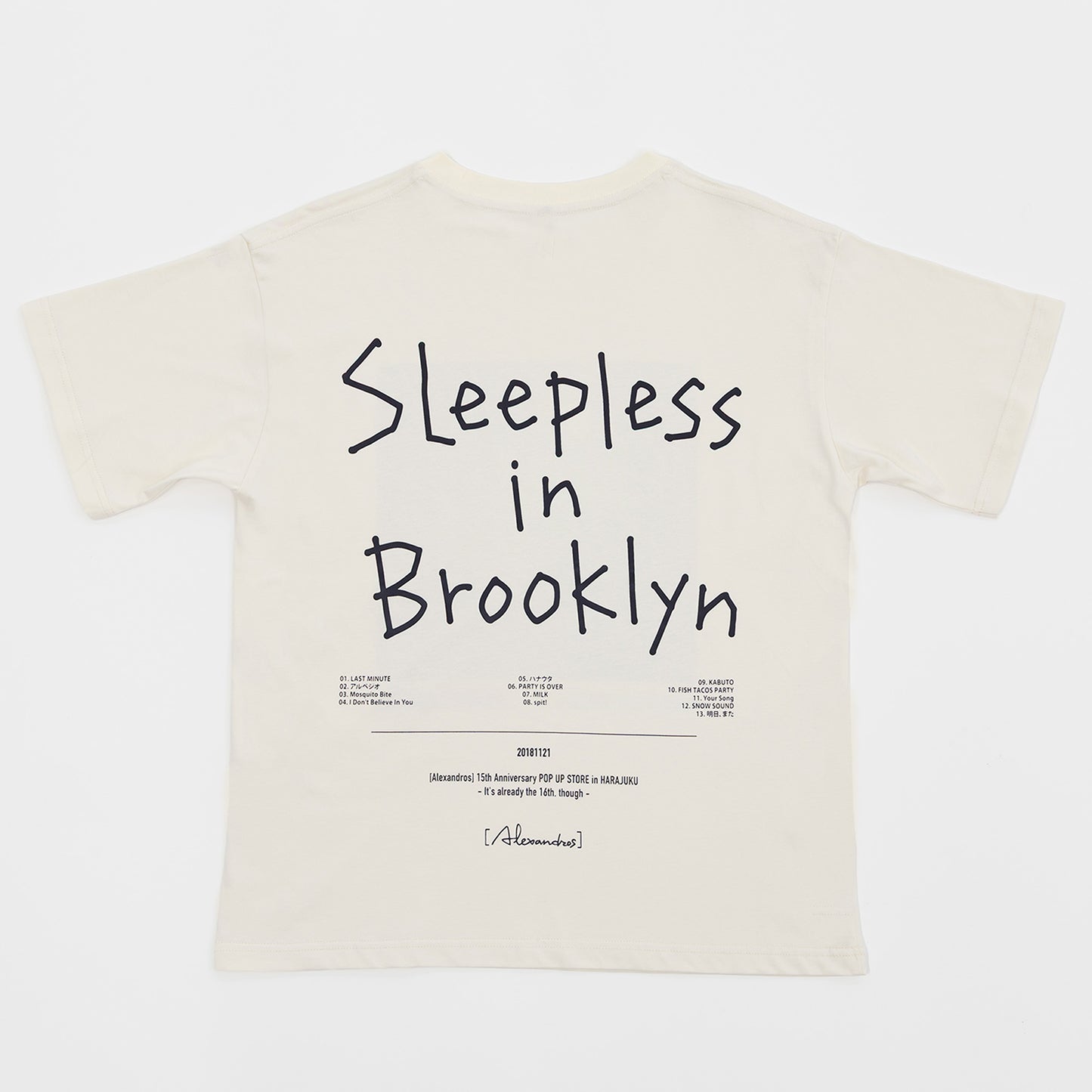 [Alexandros] / ジャケットTシャツ Sleepless in Brooklyn【グッズ】