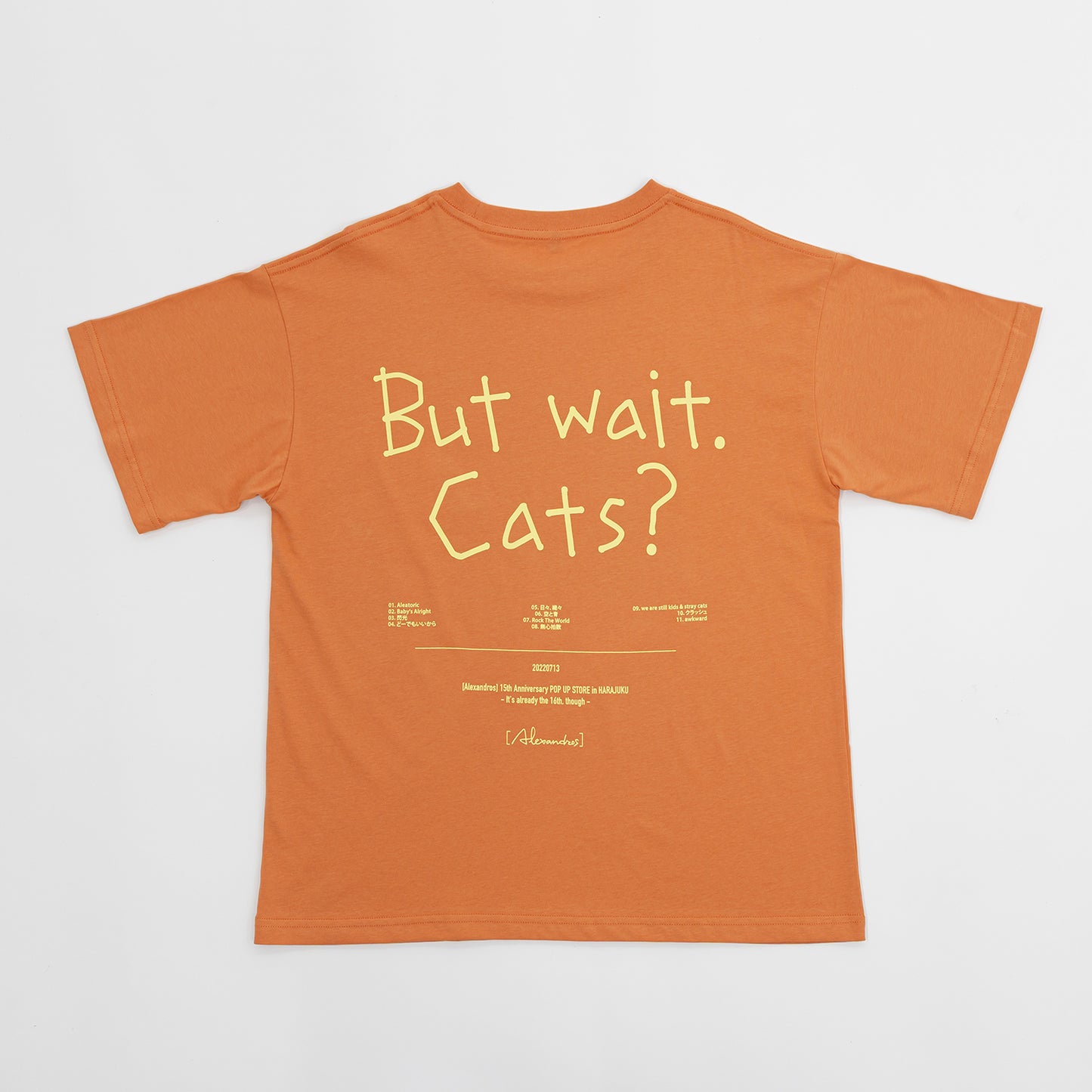 [Alexandros] / ジャケットTシャツ But wait. Cats?【グッズ】