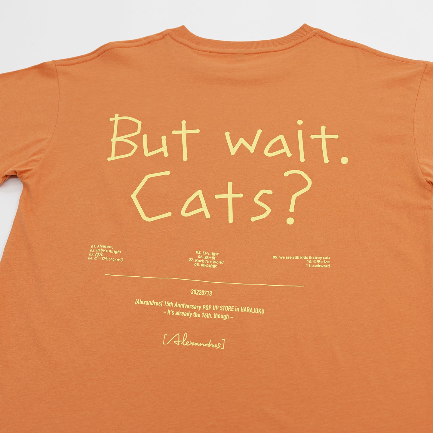 [Alexandros] / ジャケットTシャツ But wait. Cats?【グッズ】
