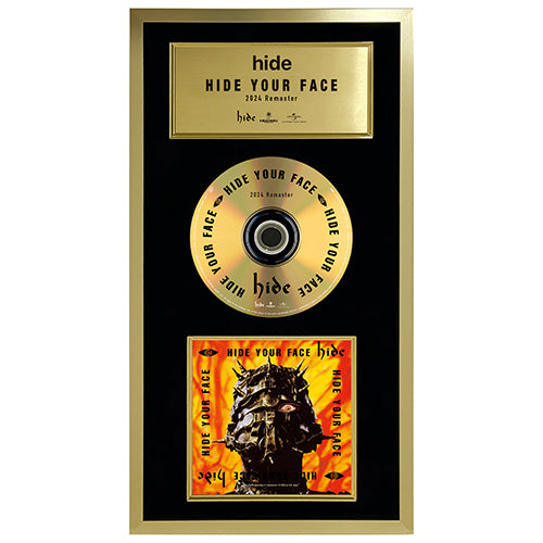 hide / HIDE YOUR FACE（2024 Remaster）【24Kゴールドディスク】【UNIVERSAL MUSIC STORE限定】【CD】【+GOODS】