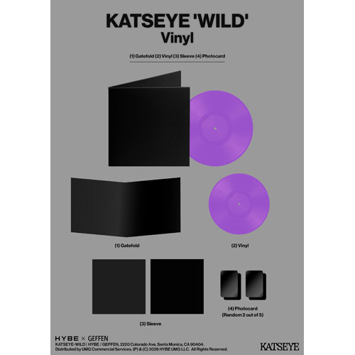 KATSEYE / WILD【UNIVERSAL MUSIC STORE限定盤】【直輸入盤/国内仕様】【アナログ】