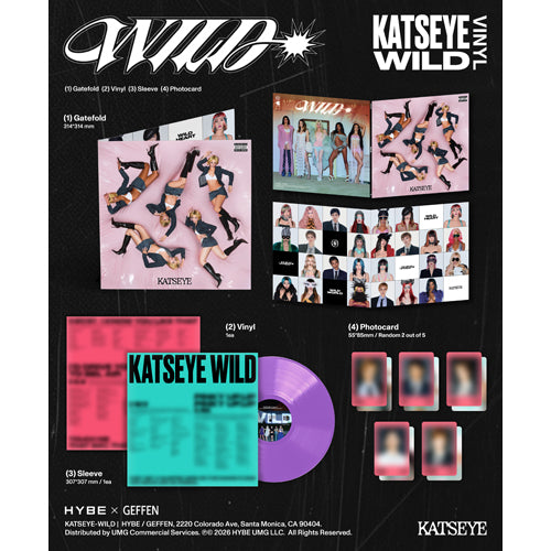 KATSEYE / WILD【UNIVERSAL MUSIC STORE限定盤】【直輸入盤/国内仕様】【アナログ】