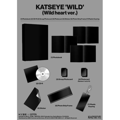 KATSEYE / WILD【通常盤単品ランダム】【直輸入盤/国内仕様】【CD
