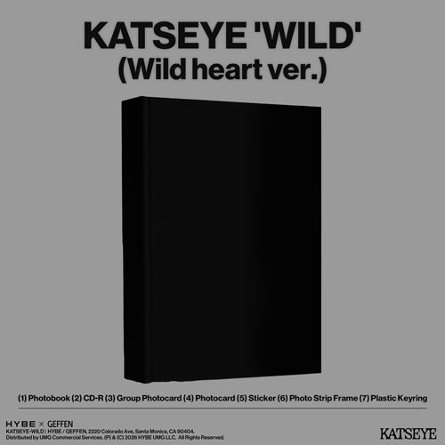 KATSEYE / WILD【通常盤単品ランダム】【直輸入盤/国内仕様】【CD