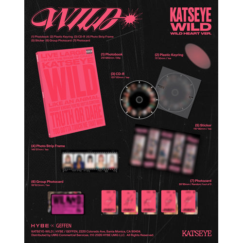 KATSEYE / WILD【通常盤単品ランダム】【直輸入盤/国内仕様】【CD】