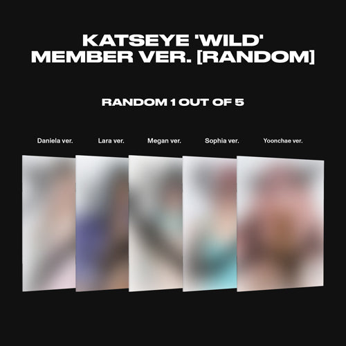 KATSEYE / WILD【メンバー盤単品ランダム】【直輸入盤/国内仕様】【CD】
