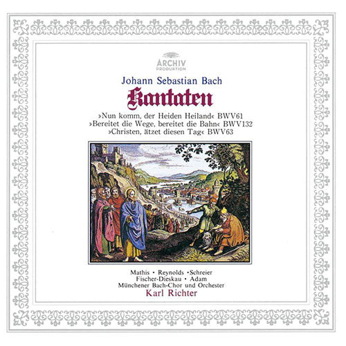 カール・リヒター / J.S.バッハ：カンタ－タ集 第61・132・63番【初回限定盤】【CD】