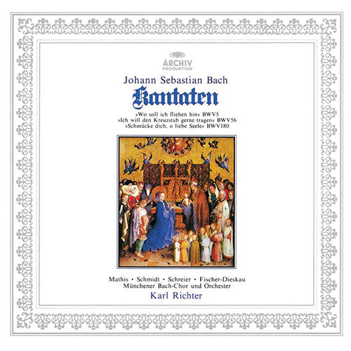 カール・リヒター / J.S.バッハ：カンタ－タ集 第5・56・180番【初回限定盤】【CD】
