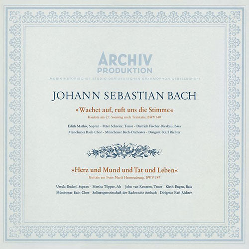 カール・リヒター / J.S.バッハ：カンタータ 第140番・第147番【SA-CD】【SHM仕様】