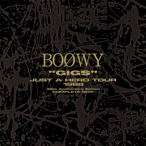BOØWY / 『“GIGS” JUST A HERO TOUR 1986』40TH ANNIVERSARY EDITION：COMPLETE BOX【初回生産限定盤】【CD】【SHM-CD】【+アナログ】【+カセット】