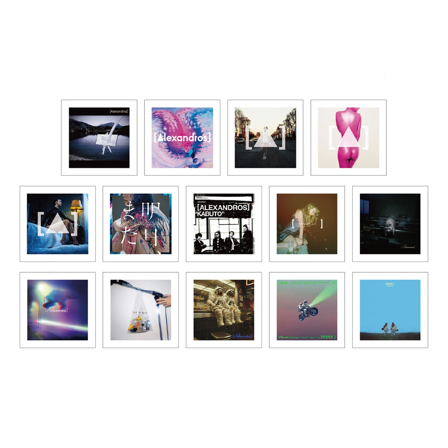 [Alexandros] / シングルジャケットステッカーセット【グッズ】