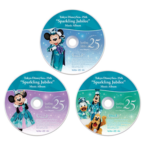 東京ディズニーシー / 東京ディズニーシー®25周年”スパークリング・ジュビリー”ミュージック・アルバム [デラックス]【CD】