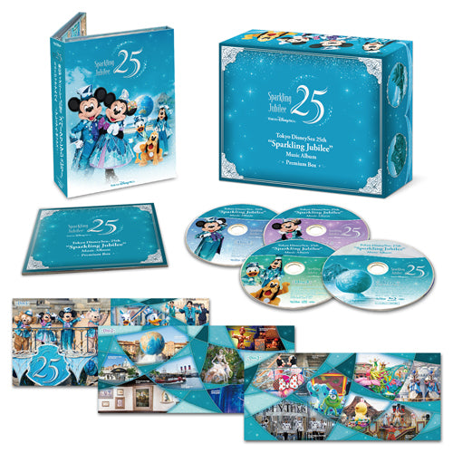 東京ディズニーシー / 東京ディズニーシー®25周年”スパークリング・ジュビリー”ミュージック・アルバム [プレミアム・ボックス]【CD】