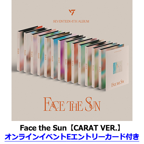 SEVENTEEN / Face the Sun【CARAT VER.】【オンラインイベントEエントリーカード付き】【CD】