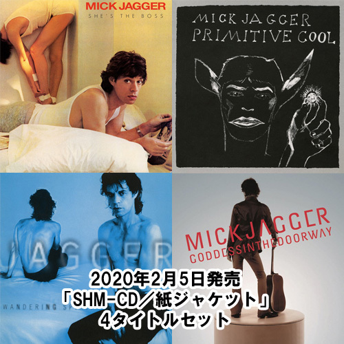 ミック・ジャガー / 2020年2月5日発売「SHM-CD／紙ジャケット」4タイトルセット【CD】【SHM-CD】