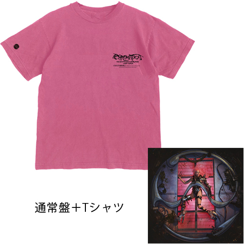クロマティカ + Chromatica Tracklist Tee (Pink)【CD】【+Tシャツ