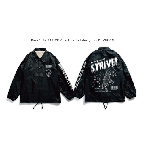 PassCode STRIVE Coach Jacket design by DI:VISION【グッズ ...