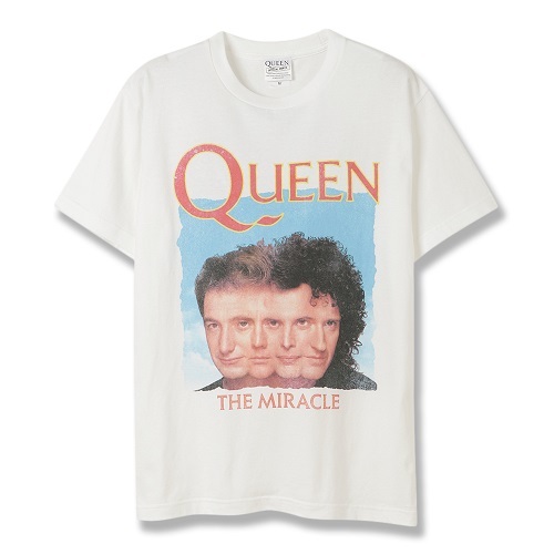 Queen Miracle Tシャツ ホワイト【グッズ】 | クイーン | UNIVERSAL