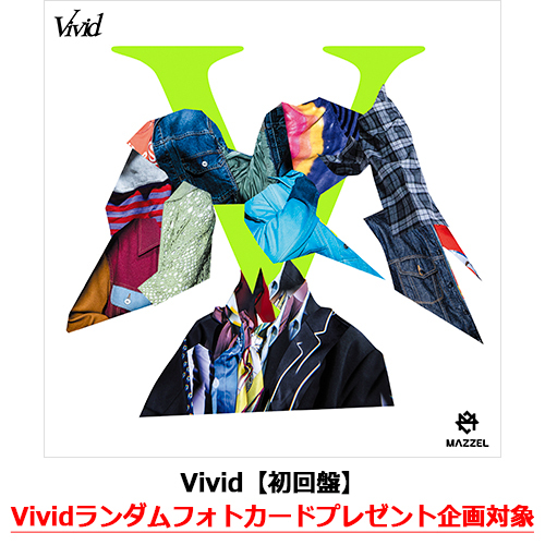 MAZZEL / Vivid【初回盤】【Vividランダムフォトカードプレゼント企画対象】【CD MAXI】【+Photobook】