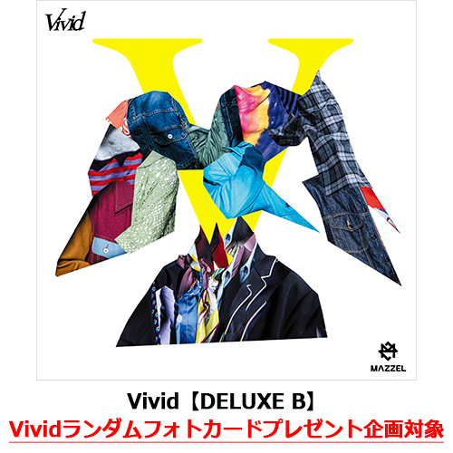 MAZZEL / Vivid【DELUXE B】【Vividランダムフォトカードプレゼント企画対象】【CD MAXI】【+DVD】