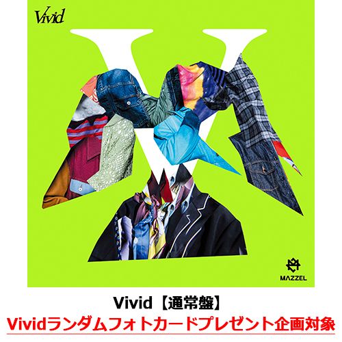 MAZZEL / Vivid【通常盤】【Vividランダムフォトカードプレゼント企画対象】【CD MAXI】