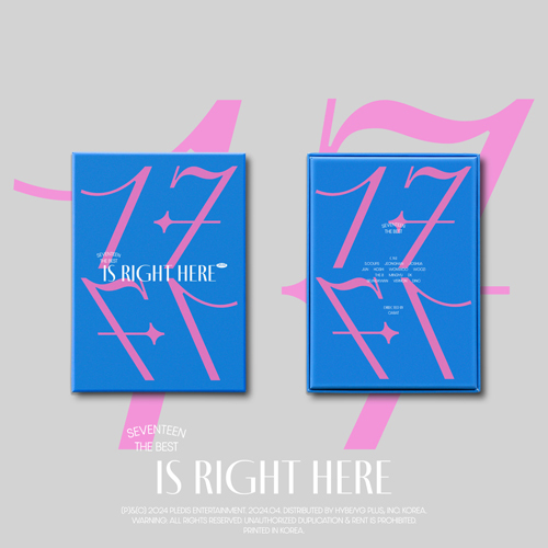 SEVENTEEN BEST ALBUM「17 IS RIGHT HERE」【CD】 | SEVENTEEN 