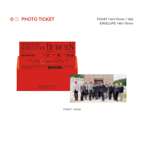 SEVENTEEN WORLD TOUR [BE THE SUN] - SEOUL DIGITAL CODE【デジタル 