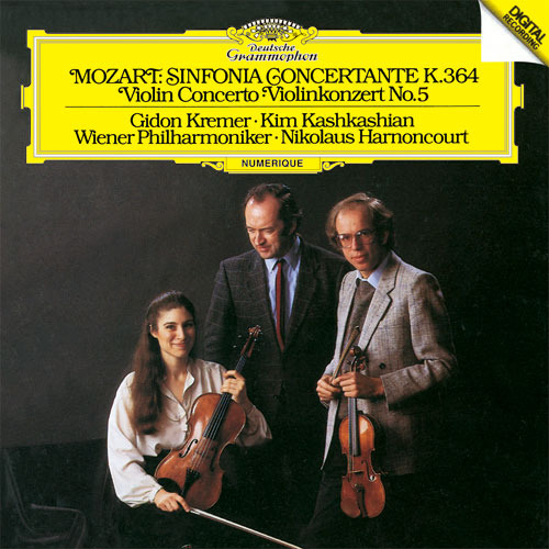 ギドン・クレーメル / モーツァルト：ヴァイオリン協奏曲第5番《トルコ風》、協奏交響曲 K.364【CD】【SHM-CD】